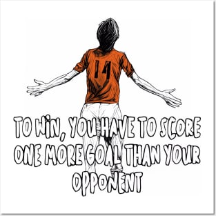 Johan Cruyff Simple Tactics Posters and Art